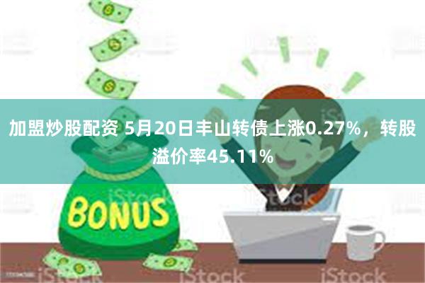 加盟炒股配资 5月20日丰山转债上涨0.27%，转股溢价率45.11%