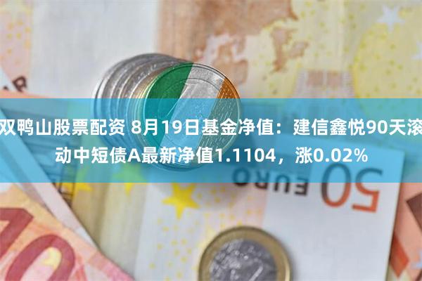 双鸭山股票配资 8月19日基金净值：建信鑫悦90天滚动中短债A最新净值1.1104，涨0.02%